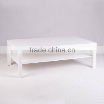 2015 new model melamine MDF PB wood coffee table