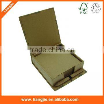 Kraft Paper Box Style Memo Pad,cmyk Box Memo Pad,box Holder Memo Pad photo-5