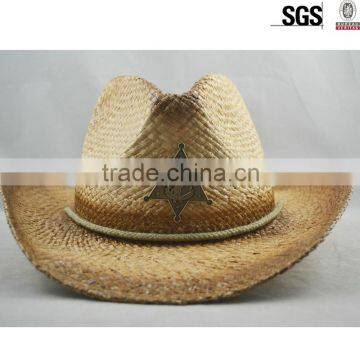 Wholesale sombrero straw hat /cowboy mexican hat for men /straw cowboy hat