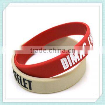 2015 fashion sports bracelets, custom promotional silicon wristband