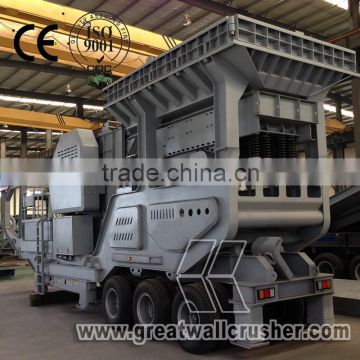 Mobile Crushing Plant for Stone, Iron Ore, Cement