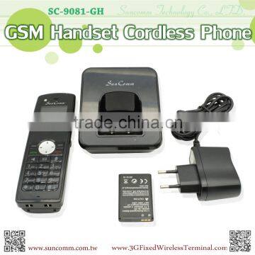 SC-9081-GH Great functionalities GSM handset phone cordless with sim card slot