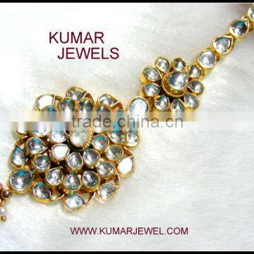 bridal kundan tikka