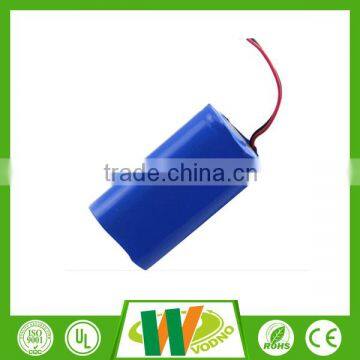 18650 li ion battery pack 11.1v 2200mah 3S