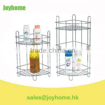 triangle dual or triple tier bathroom shampoo rack