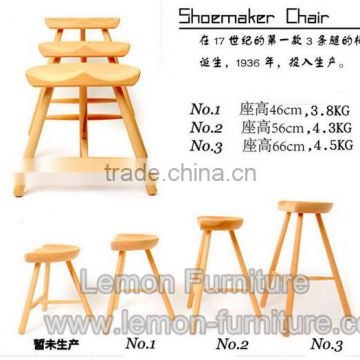 China cheap wholesale child wood chinese stool childs wooden stools three leg stool