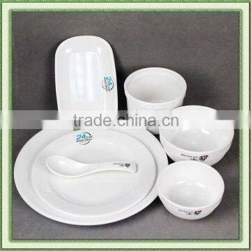 Restaurant with Melamine dinnerware set