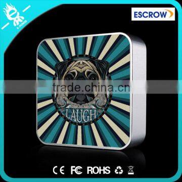 Free Logo! Portable 7800mah dog pattern mobile power bank with color customizable
