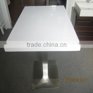 top grade Acrylic stone dining table made in China