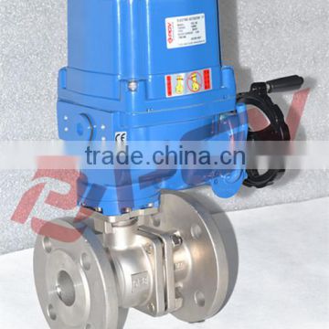 steam regulation explosion-proof flange ball valve actuator electric ac220v