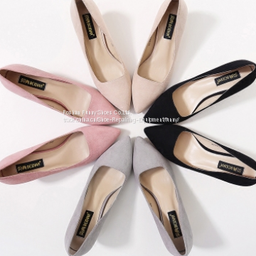 High Heels Dress Women Peep Toe Lady Shoes