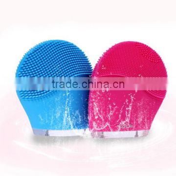 new silicone sonic vibration cleanser in home use,1068 hotsale American exfoliating body brush easy to use