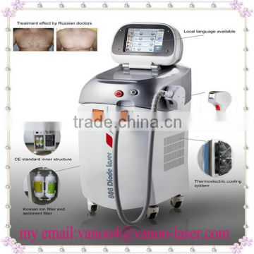 808nm / 808 diode laser hair removal machine for salon use