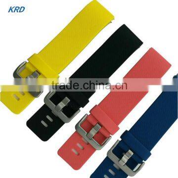 12 Colors Soft Silicone Watch Band Rubber Watch Strap Band For Fitbit Blaze Smart Watch photo-3