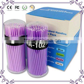 Popular durable micro eyelash extension 100pcs disposable mascara brush