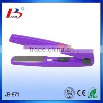 JB-871 induction hair straightener with titanium plate