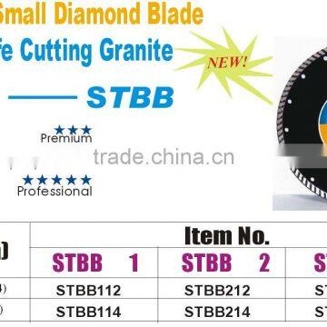(STBB)Turbo rim small diamond blade for longlife cutting granite--STBB-sunny