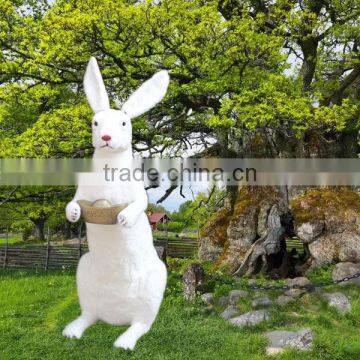 Christmas decoration realistic animal props plush kids toys rabbit