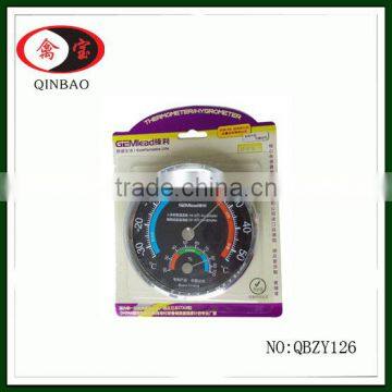 Round Pointer Plastic Bimetal Max Min Hygro Thermometer