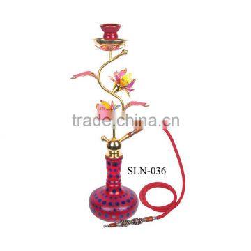 2015 fashion flower decoration modern art hookah