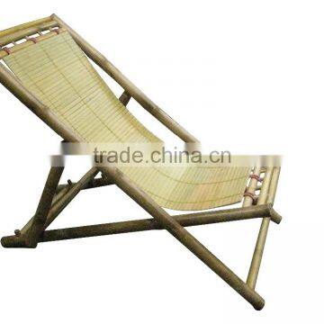 High quality beach chair from Vietnam natural bamboo