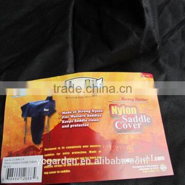 Cheap Nylon 600D Oxford Saddle Cover With Elastic Straps to Secure Cover to Saddle Features a Cut Out for Horn photo-3