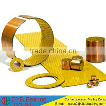 manufacturing all size of metal sleeve bushing(Du bush coat PTFE teflon,DX bush cover POM plastic,sliding bush)split steel bush