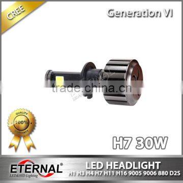 60W/pr Universal Size LED Headlight Bulb Replacement H1 H3 H4 H7 H11 H13 9005 9006 880 D2S Car Automotive Led Headlight Bulb Kit photo-2