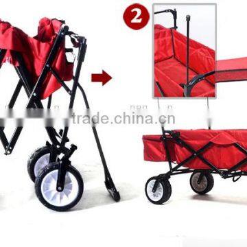 Camping Foldable Pull Cart Lovely Baby Trolley photo-6