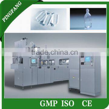 ASEPTIC SYSTEM Pharmaceutical Grade infusion Plastic bottle PP/ PE Blowing Filling Sealing Machine production line