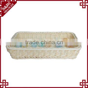 Eco-friendly PE Plastic Hotel Bathroom Basket for Storage Toiletries