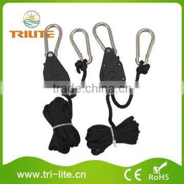 1/8 Adjustable Grow Light Rope Ratchet Hanger