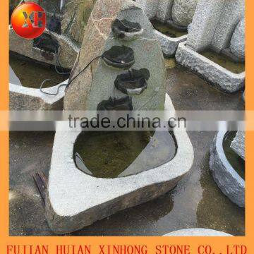 garden stone water fountain with base