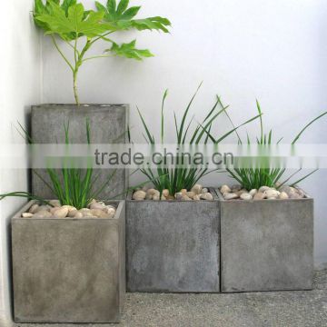 Garden decoration concrete square pot concrete planter pot