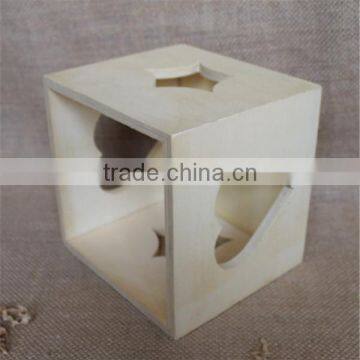 Handmade Cheap Unfinished Empty Wooden Gift Box Without Lid photo-5