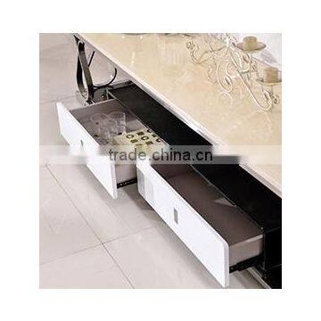 C387 2015 Hot Sale Marble Corner Table High Gloss Coffee Table photo-4