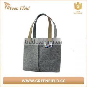 Custom good quality felt tote shopping bag