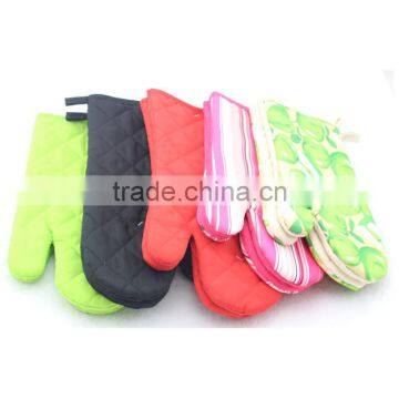 Oven Gloves Long Non-Slip Kitchen Cooking Mitts Baking Gloves Barbecue Potholder Heat Resistant by 18cm Width photo-3