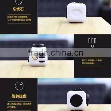 Cheaper Decompression Cube Smooth Button Desk Toy Kids $ Adult for Killing Time Relieves Stress Fidget Cube photo-6