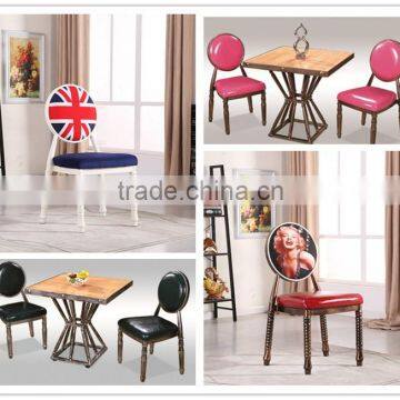 Quality European Antique Metal Dining Chair QL-T852