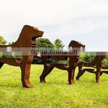 FO-9S02 High Quality Corten Steel Sculpture For Garden Decoration