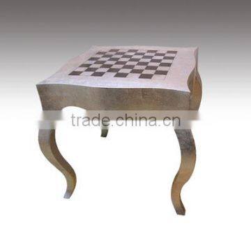 High quality best selling metallic silver square table from Vietnam