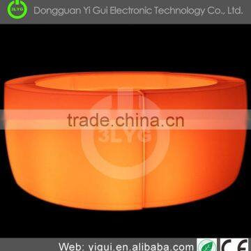 Waterproof Modern Glass Plastic Led Lighted Bar Counter Table photo-4
