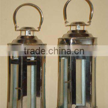 Decorative Metal Candle Lantern,Silver Metal Lanterns,Designer Metal Lanterns