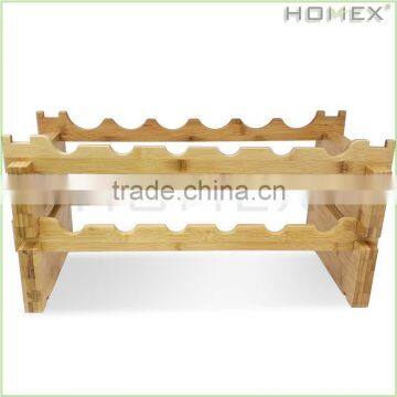 Classic Style Bamboo Wine Racks for Bottles/Homex_BSCI