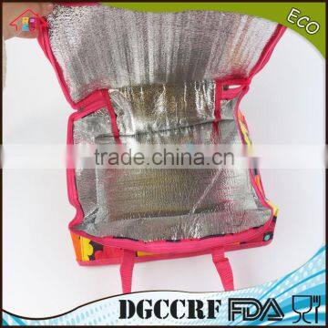 NBRSC SGS Certification Square Folding Insulated Lunch Bag With Zip Closure photo-2