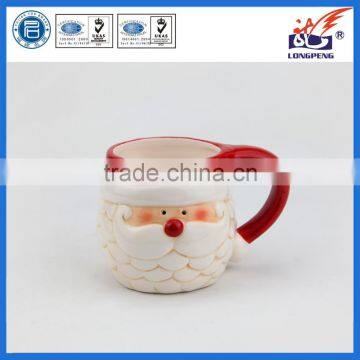 Handpainted Vintage Style Santa Head Coffee Mugs,Santa Figural Mug /Santa Coffee Mug/Santa Cup/Christmas