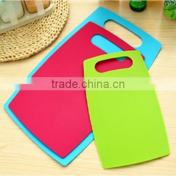 fruit chopping block folding flexible cutting board set plastic chopping board