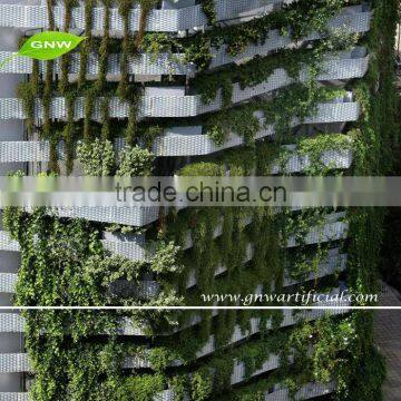 GNW GLW025 Evergreen Artificial Grass Wall Decor Anti-UV Plastic Leaves