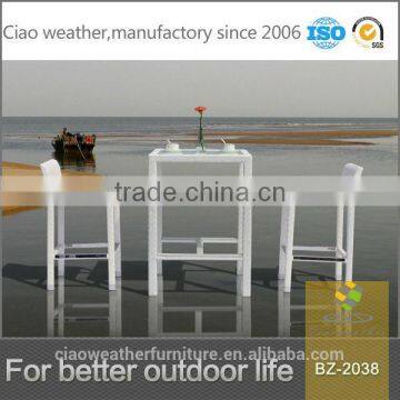 rattan furniture gass home bar table